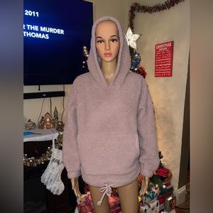 American Eagle Hooded Teddy Jacket